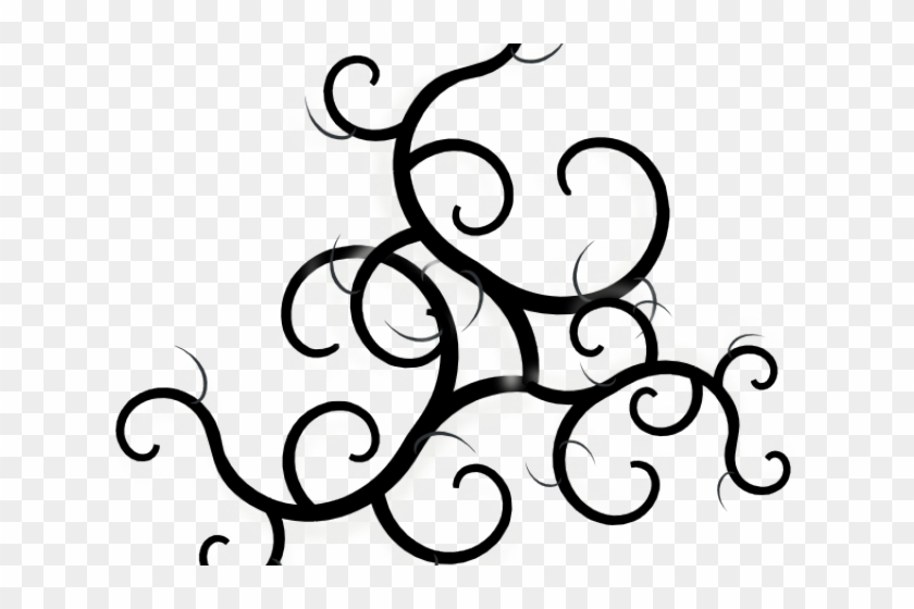 Swirls Clipart Filigree - Swirl Clip Art #1595254