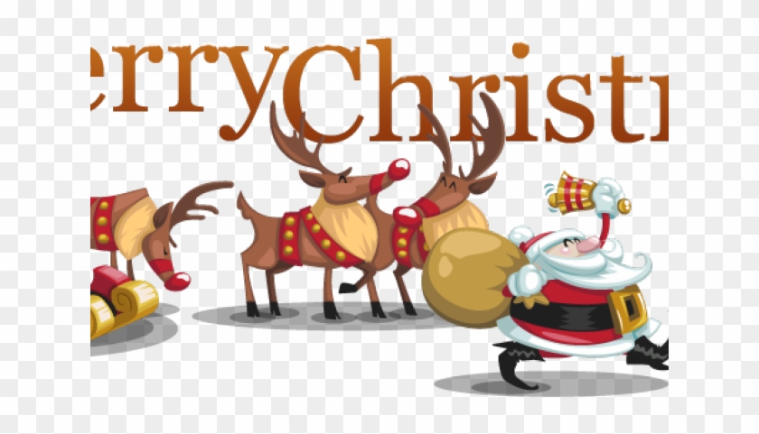 Merry Christmas Banner Clipart - Happy Christmas Banner #1595286