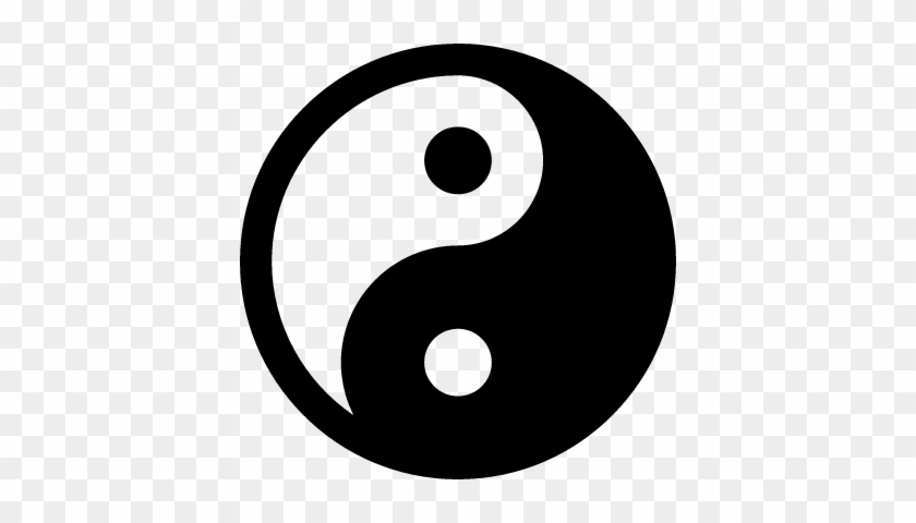 Yin Yang Vector - Icons Fitness Yin Yang #1595344