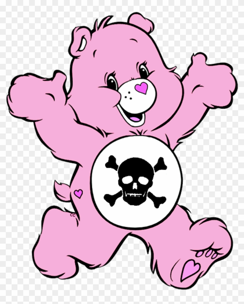 Carebear Carebears Skull Skulls Ddlg Daddy Cute Kawaii - Free Teddy Bear Printable Colouring Pages #1595374