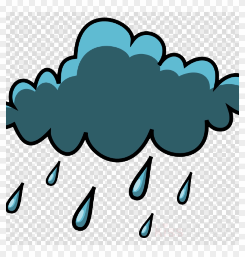 Rain Clip Art Clipart Rain Clip Art - Rain Cloud Clipart Png #1595528
