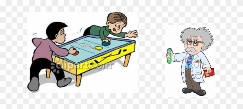Force And Motion Webquest - Air Hockey Clip Art #1595894