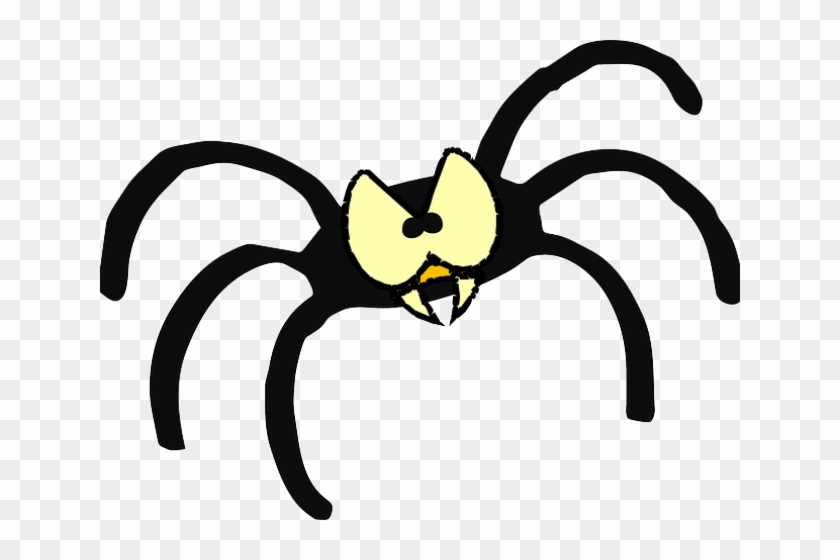 Fangs Clipart Spider Fang - Scary Spider Clip Art #1596028