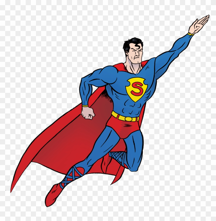 Superman Clip Art - Superman Gif Png Animado #1596048