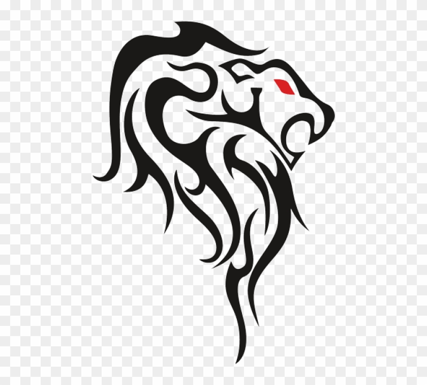 Free Png Download Leo Tribal Tattoos Drawing Png Images - Lion Tattoo Png #1596064