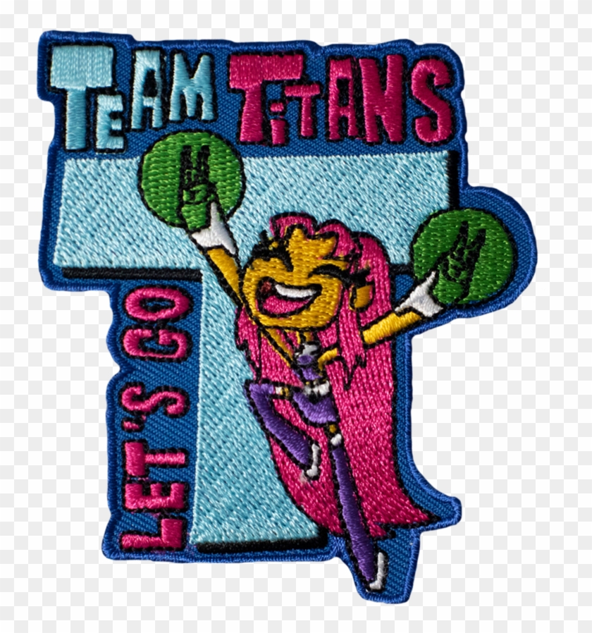 Teen Titan Inspired Scout Movie Patch "let's Go Team - Team Titan #1596100
