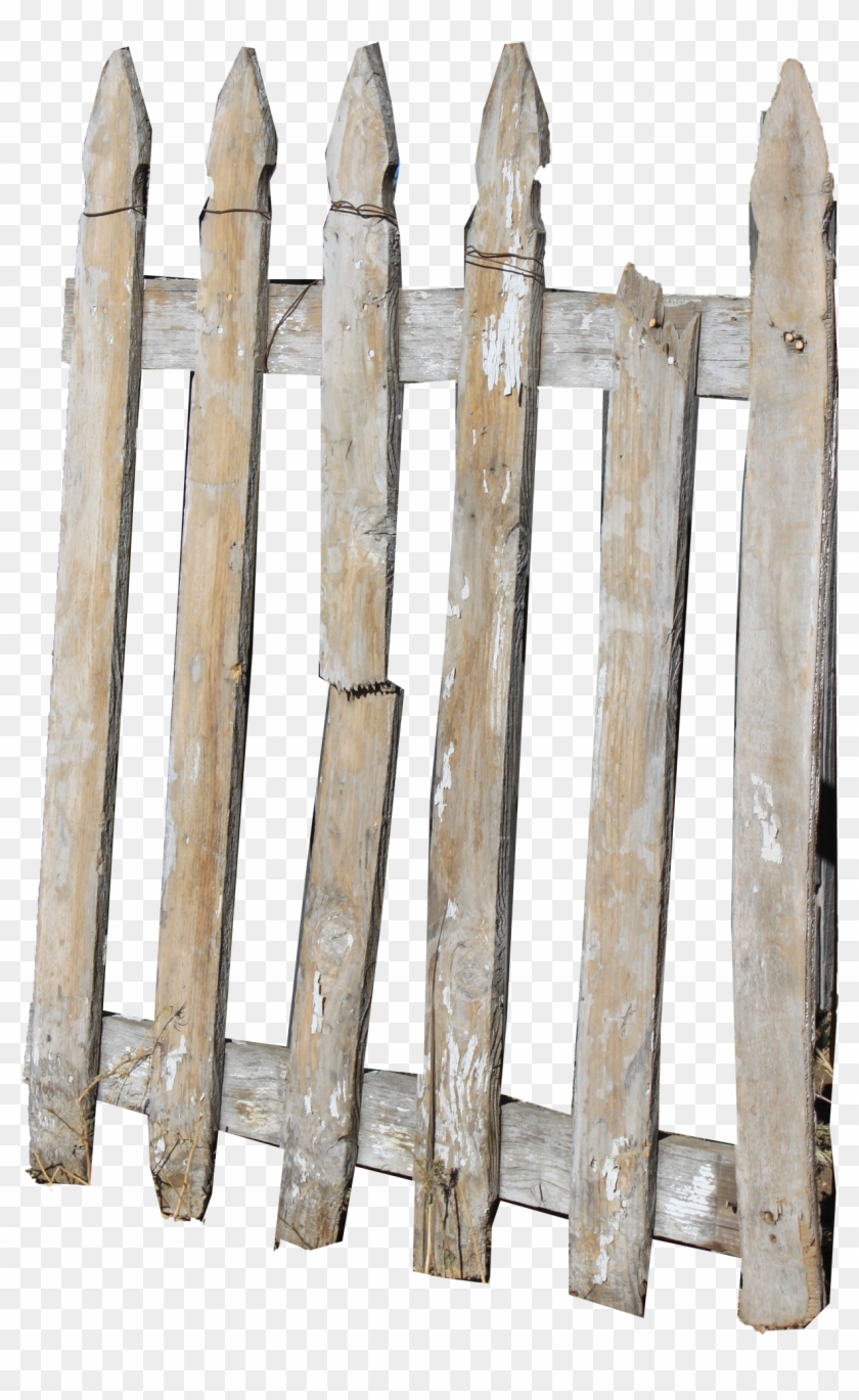 Old Wooden Fence Png #1596120