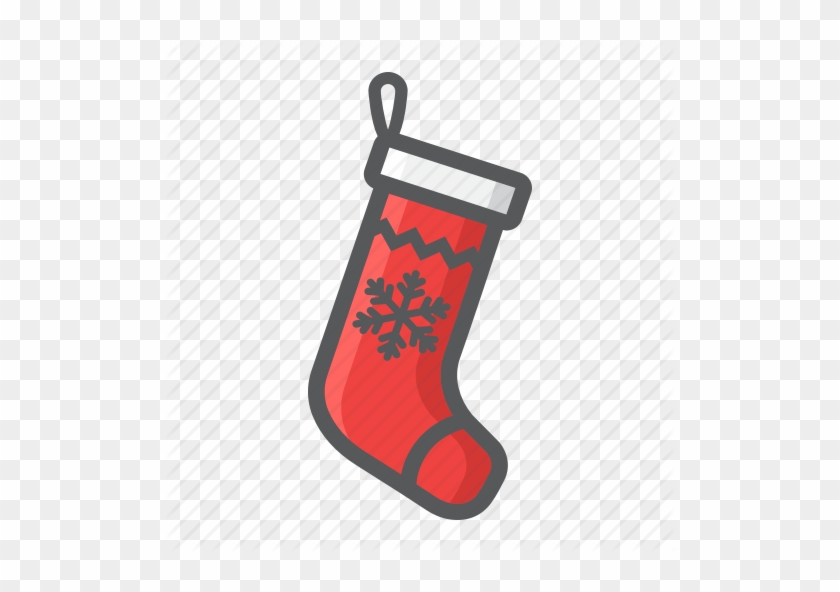 512 X 512 0 - Christmas Stocking Icon #1596259