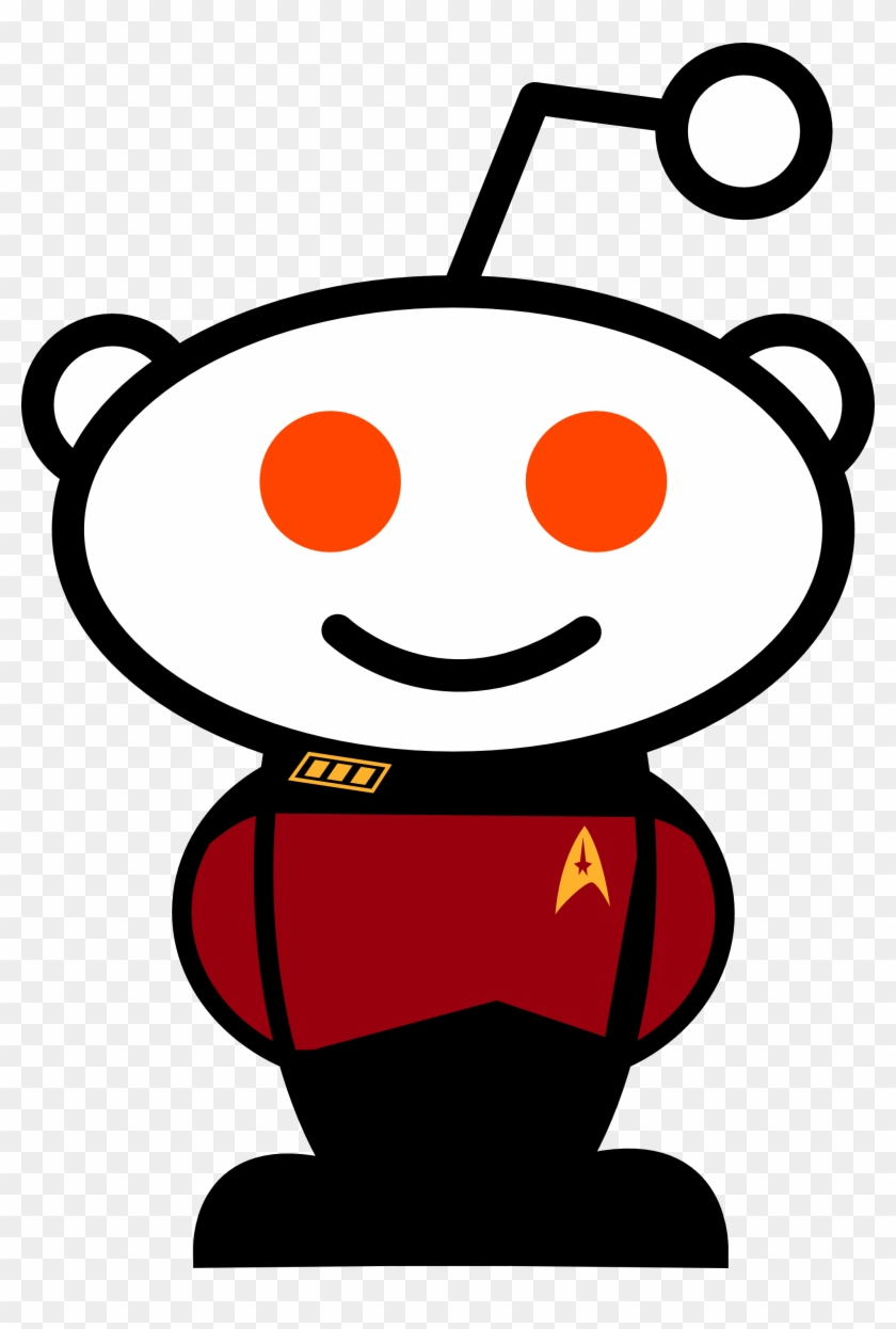 Star Trek Reddit Transparent Background - Reddit Alien #1596296
