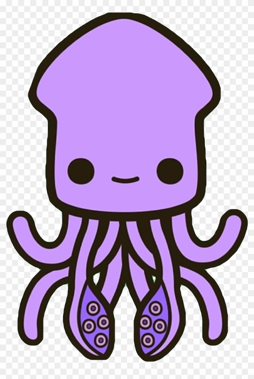 Cute Squid Clipart #1596436