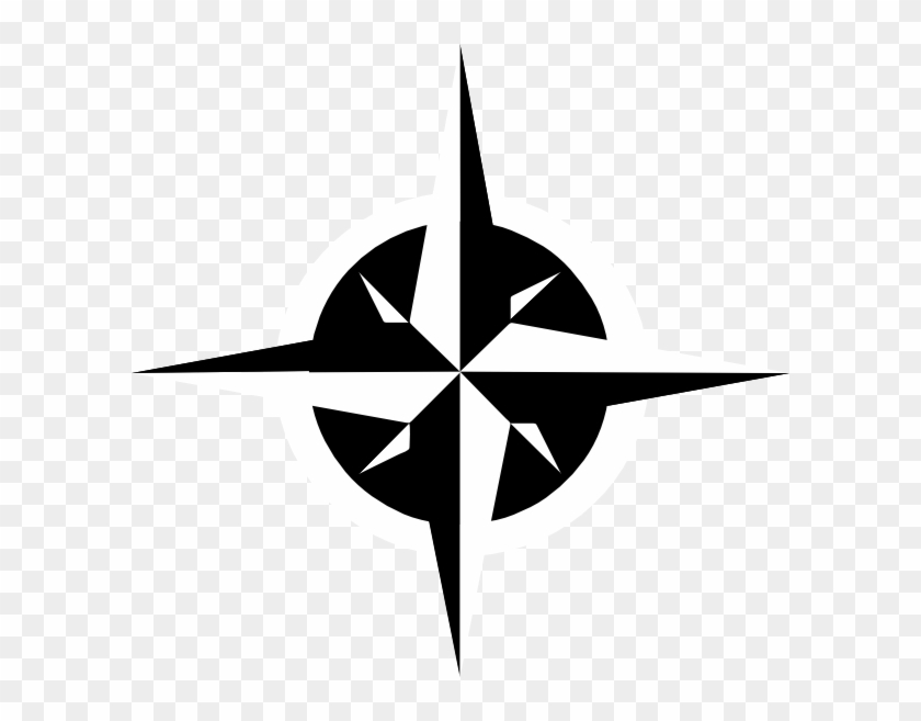 Simple Blank Compass Rose #1596439