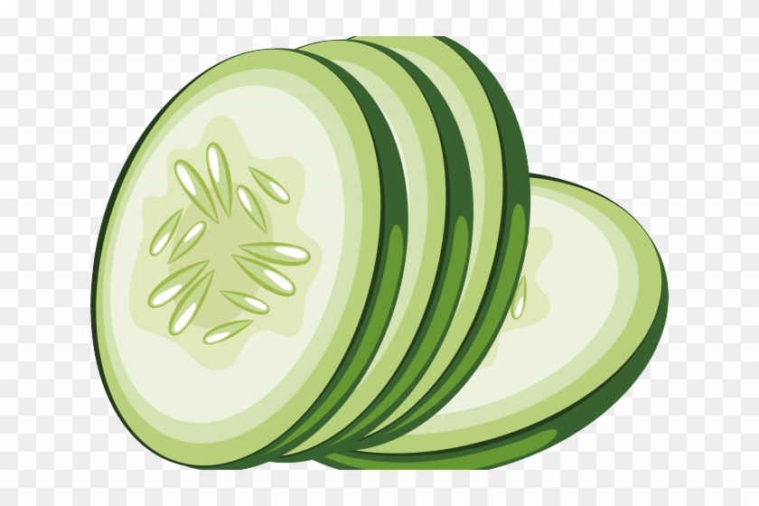 Lime Clipart Cucumber Slice - Cucumber Slices Vector #1596451