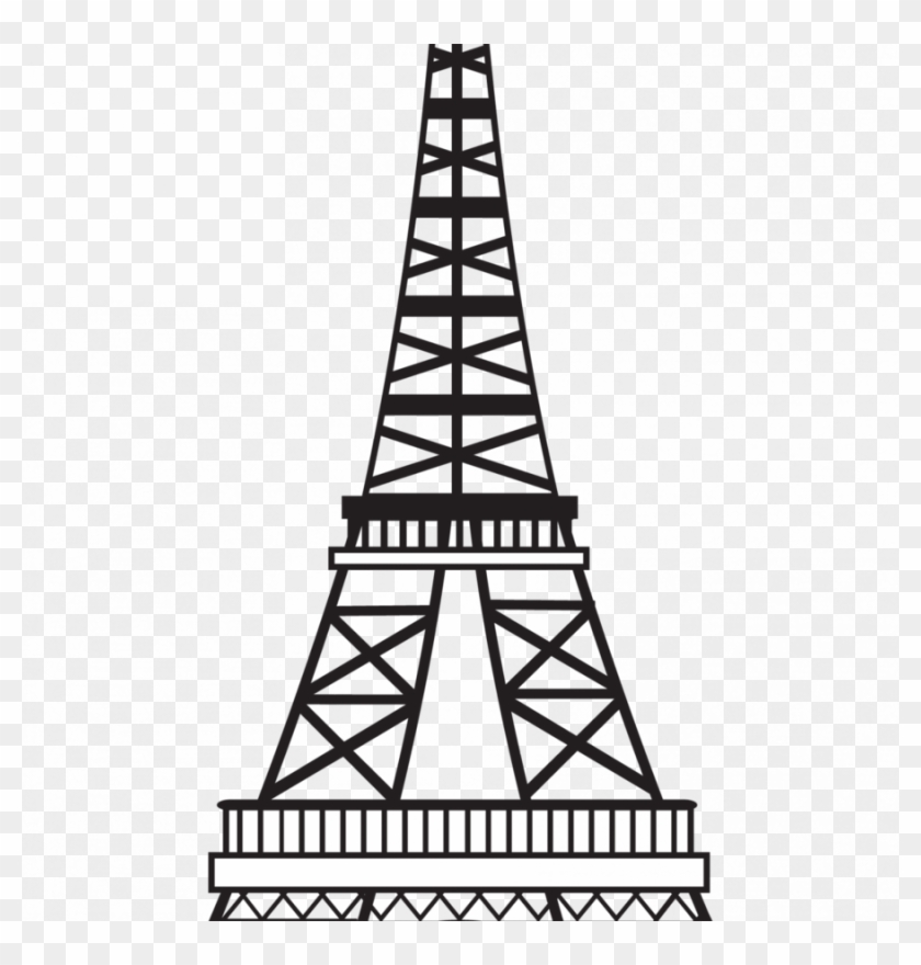 Eiffel Tower Drawing Clipart Eiffel Tower Drawing Sketch - Eiffel Tower Vector Png #1596524