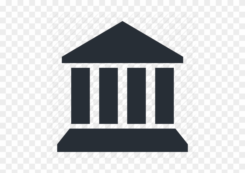 House With Pillars Icon #1596558