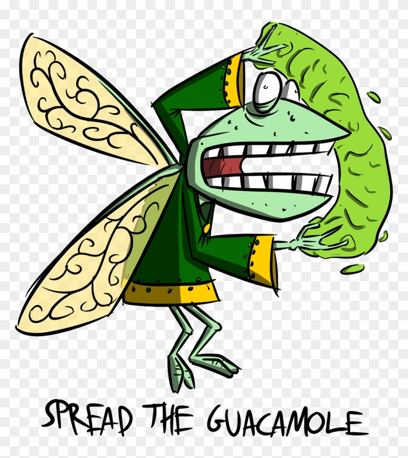 Spread The Guacamole By I Am Thedragon - Cartoon #1596634