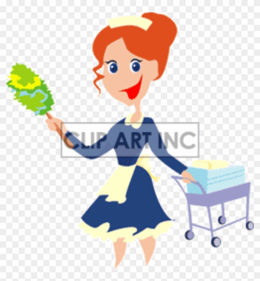 House Cleaning - Clipart Cartoon Pics Of Cute Maids #1596727