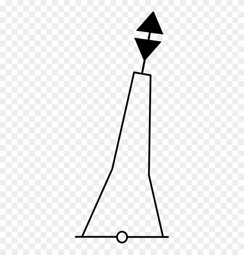 Cardinal Buoy East Clip Art - Cardinal Mark #1596730