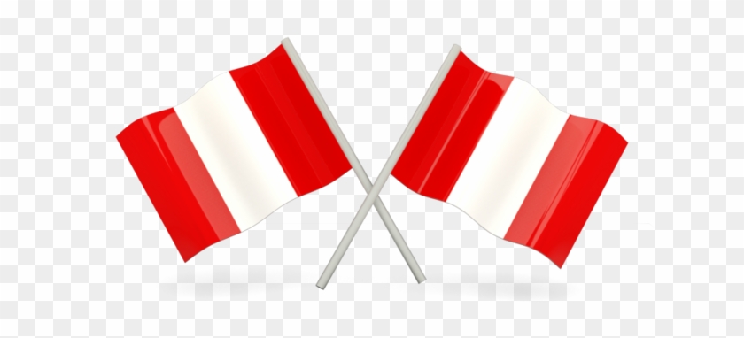Peru Flag Two Wavy - French Flag Transparent Background #1596807