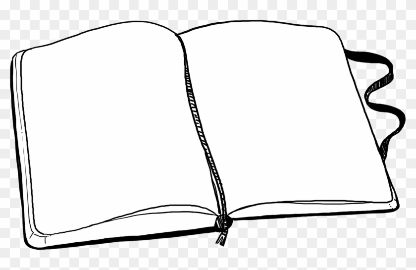 Journal Clipart Stack Notebook - Hojas De Cuaderno Dibujo #1596908