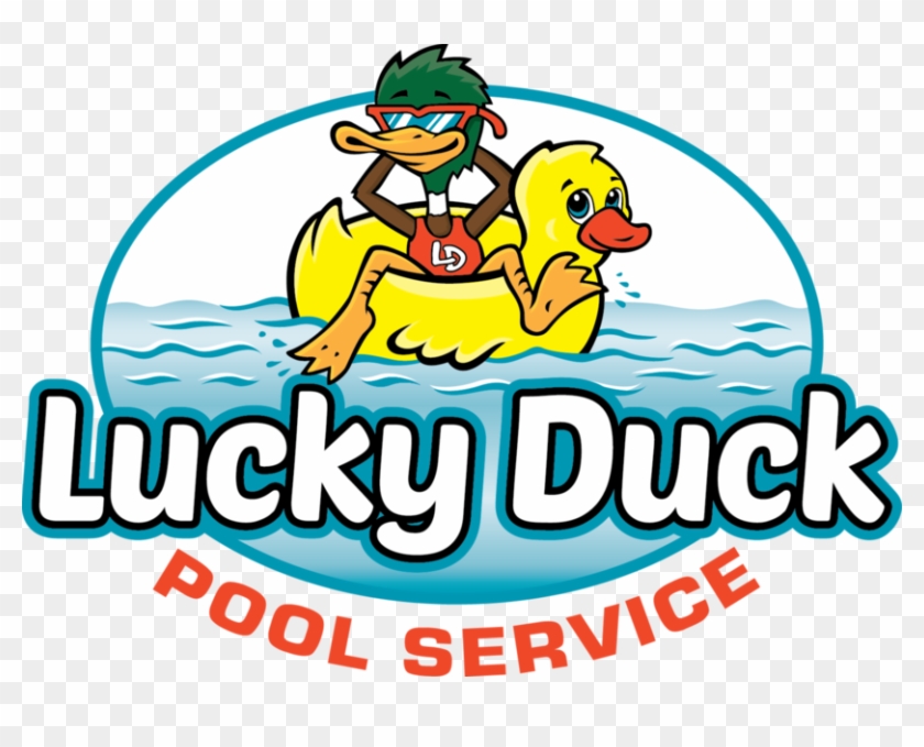 Lucky Duck Pool Service - Cartoon #1596940
