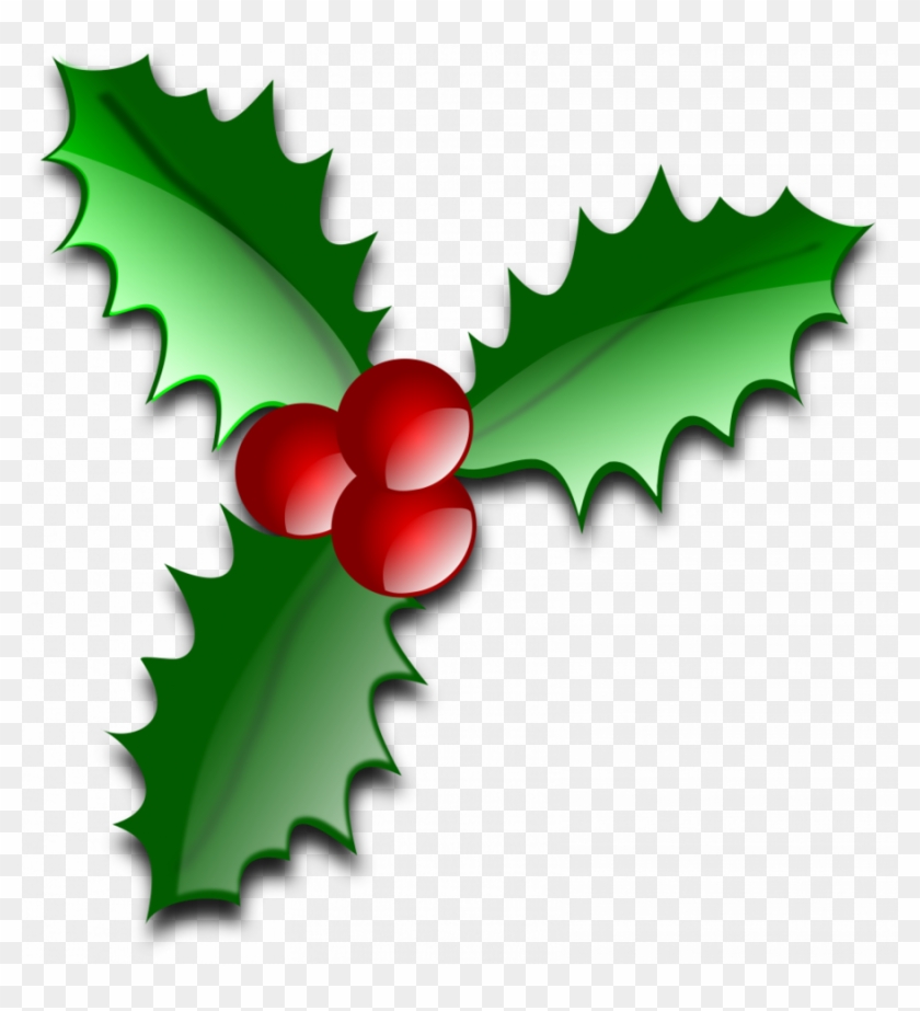 Holly Christmas Png Clipart Christmas Day Common Holly - Holiday Clip Art #1596948