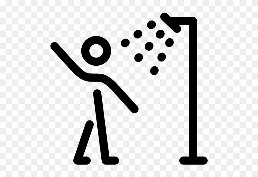 Taking A Shower Free Icon - Stickman Taking A Shower #1596955