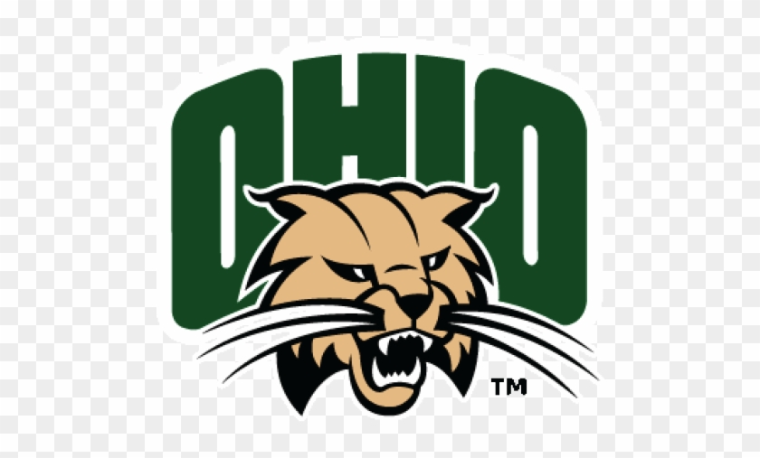 Picture Black And White Library Bobcat Clipart Illustration - Ohio Bobcats Logo #1596968