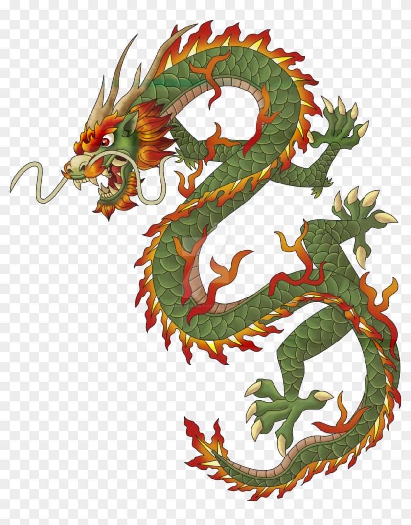 Large Size Of Coloring Pages - Chinese Dragon Transparent Background #1596989