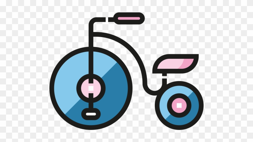 Tricycle, Transport, Vehicle Icon With Png And Vector - Bicycle #1597070