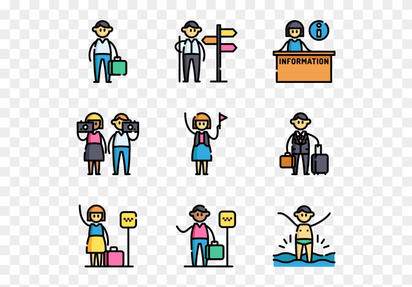 Travel People - Cartoon #1597136