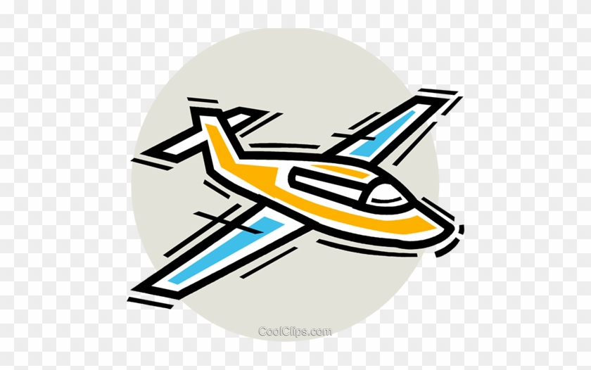 Lear Jets Royalty Free Vector Clip Art Illustration - Monoplane #1597139