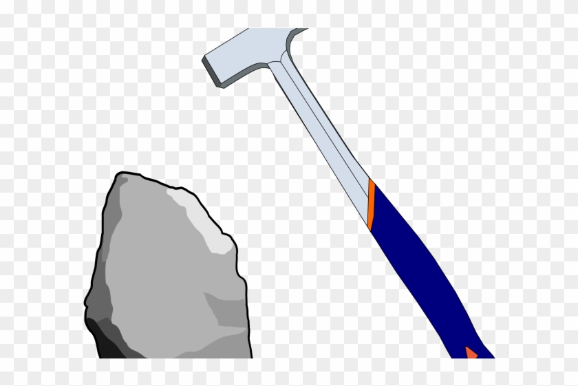 Hammer Clipart - Draw Cartoon Stones #1597205