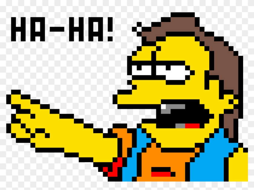 Nelson From The Simpsons Pixel Art Nelson Muntz Free Transparent Png Clipart Images Download