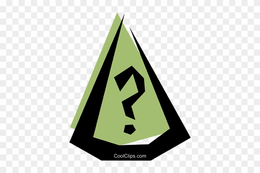 Dunce's Cap Royalty Free Vector Clip Art Illustration - Triangle #1597307