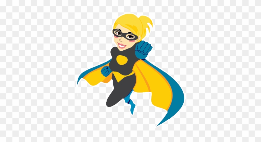 With The Help Of A Powerful Device - Cartoon Super Hero Femme #1597435