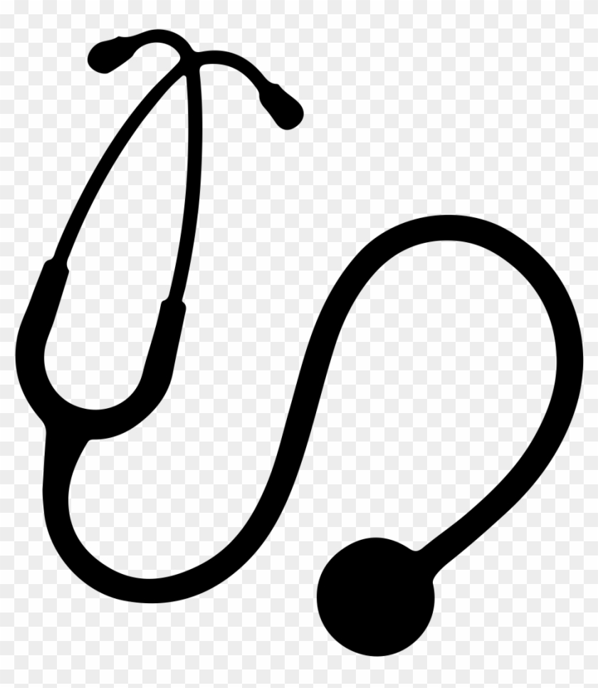Picture Free Download Stethoscope Transparent Black - Stethoscope Icon Png #1597460
