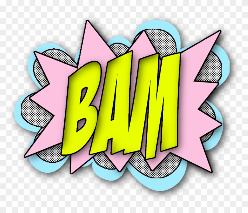 Superhero Sticker - Superhero Bam #1597467