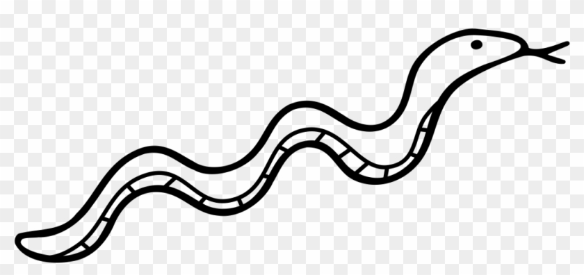 Kids Art Project - Snake Outline Clip Art #1597529