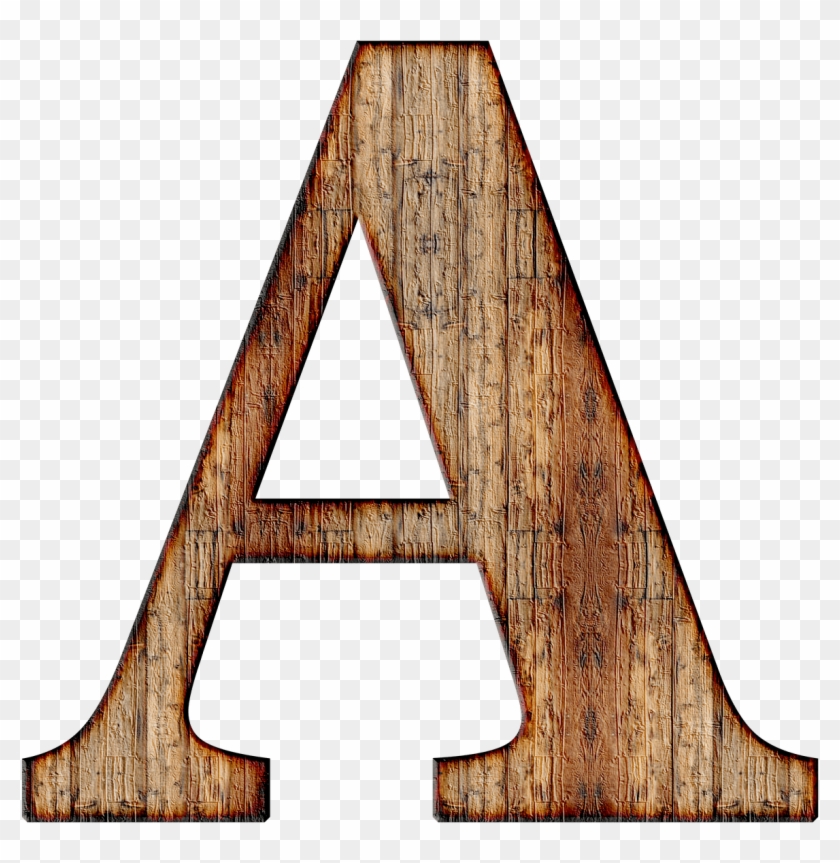 Wooden Letter A Png #1597531