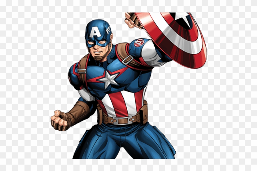 Captain Marvel Clipart Captain America - Capitan America Comic Transparent #1597653
