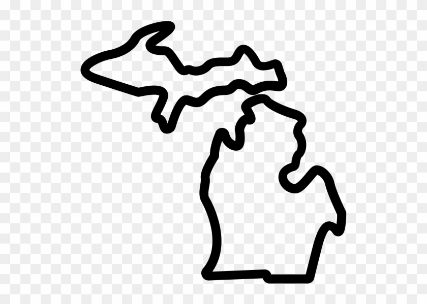 600 X 600 1 - Michigan Outline #1597729