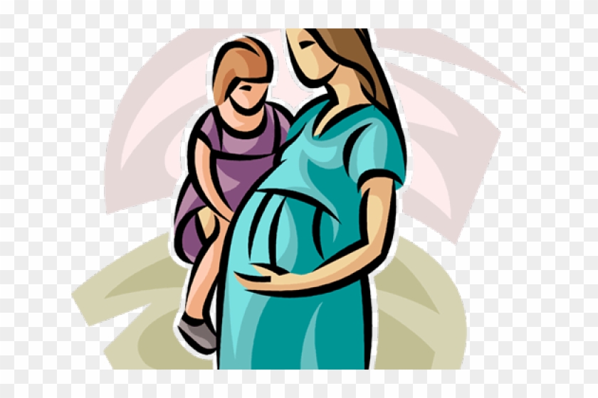 Mommy Clipart Pregnancy - Pregnant Woman Clip Art #1597820