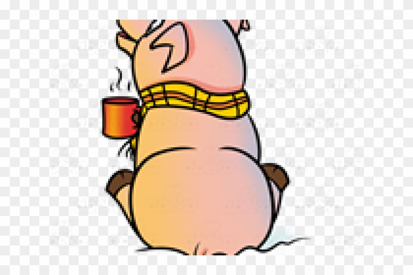 Pig Clipart Winter - Cartoon #1597875