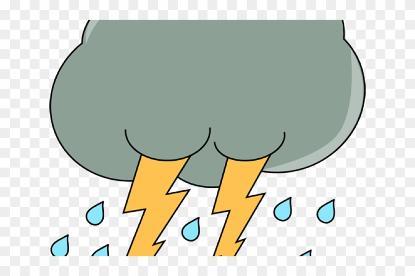 Lightning Clipart Rain - Weather Clipart #1597881