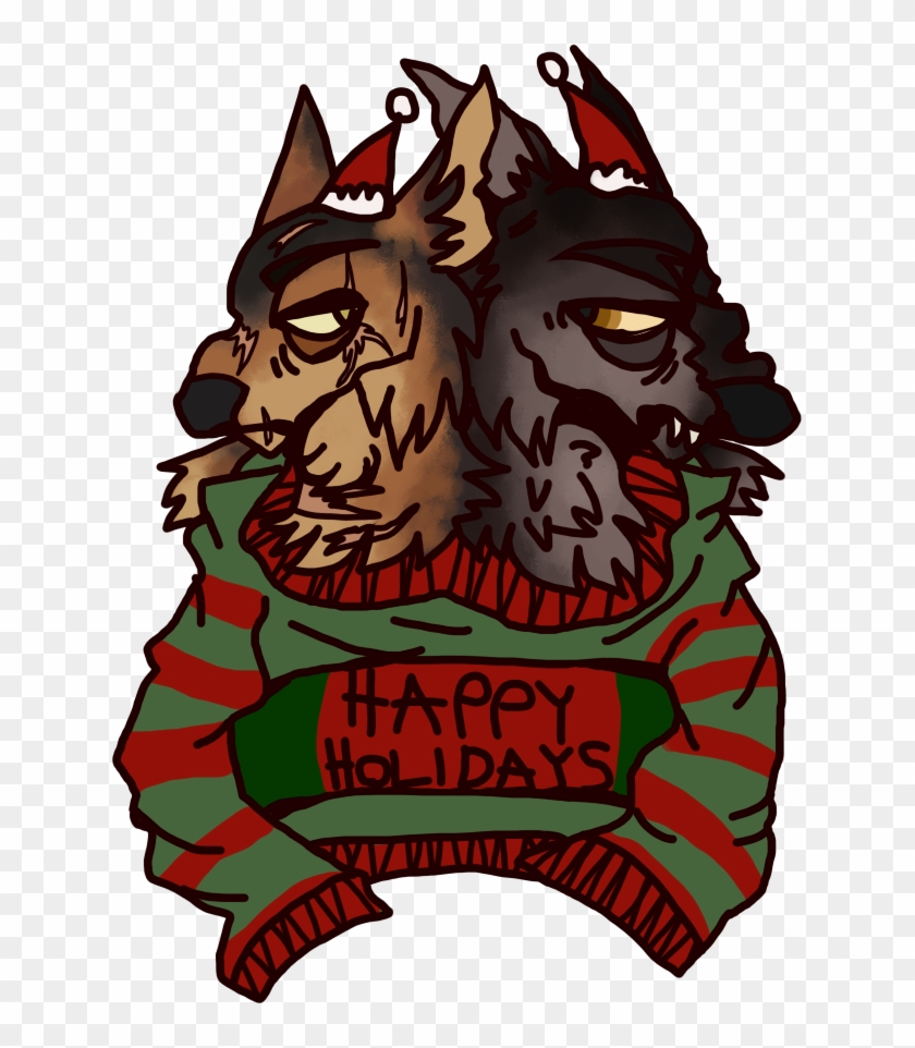 Ugly Christmas Sweater By Wilssonn - Cartoon #1597897