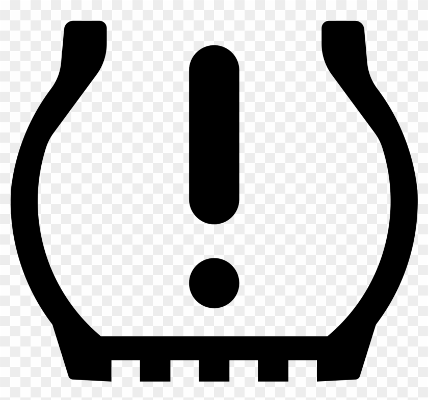 File Tpms Warning Icon Svg Wikimedia Commons 3rd Award - Tire Pressure Light Png #1597911