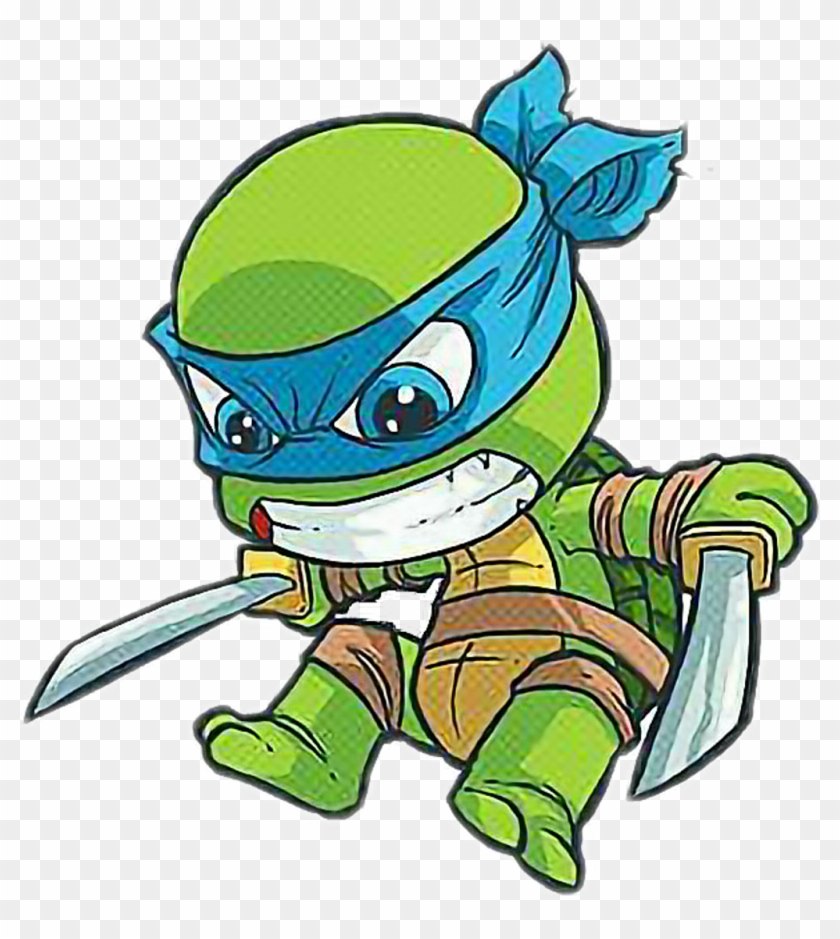 Tmnt Sticker - Teenage Mutant Ninja Turtles Chibi #1597953