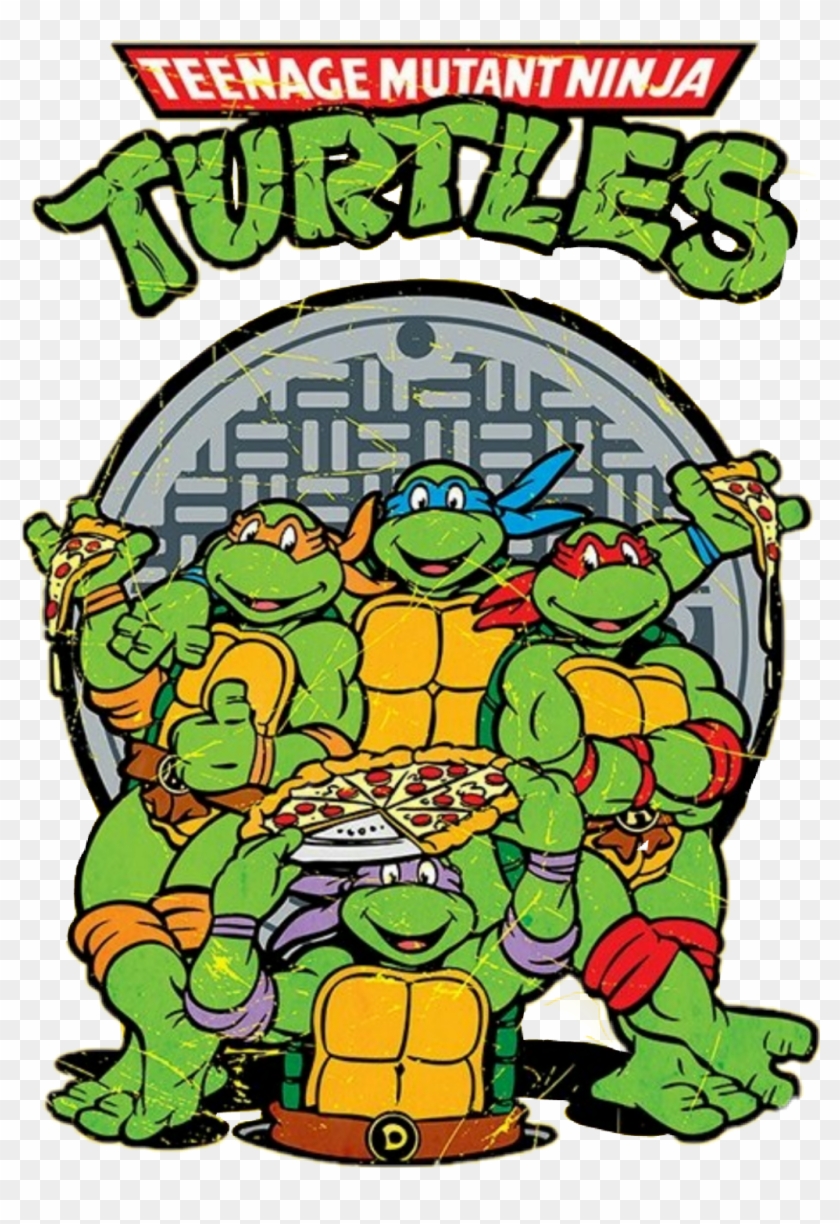 Tmnt Sticker - Teenage Mutant Ninja Turtles Cartoon Poster #1597967