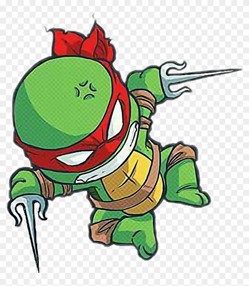 Tmnt Sticker - Teenage Mutant Ninja Turtles Chibi #1597990