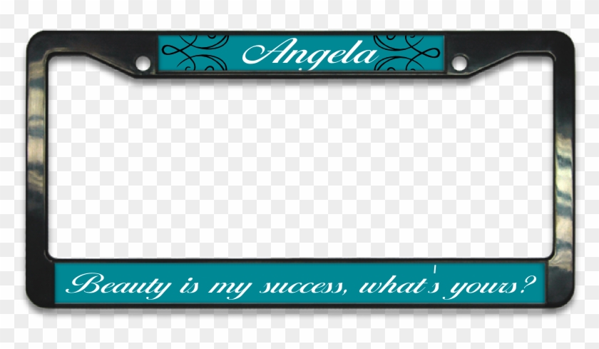 Custom Plastic License Plate Frame - License Plate Png #1598076